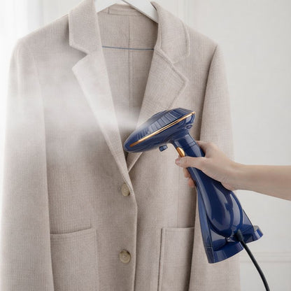 Handheld Foldable Garment Steamer - Dual Removable Water Tanks